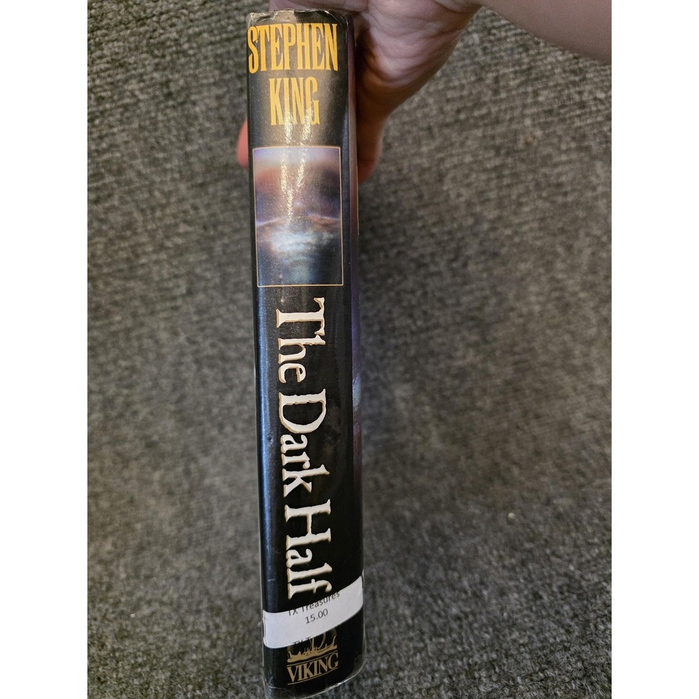 Vintage The Dark Half Stephen King Viking HC DJ Horror Novel Black 1989 USA - Picture 6 of 7